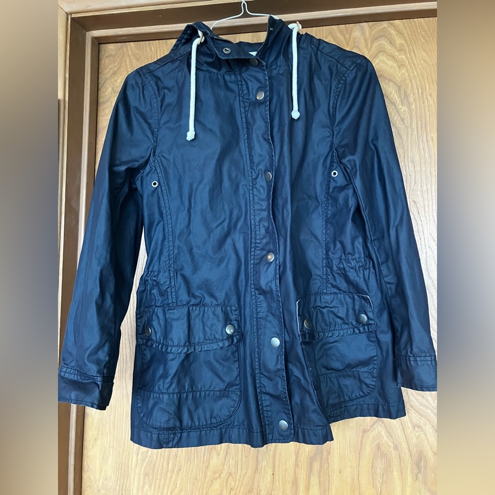 Gap Fisherman Mac raincoat, S, Navy blue